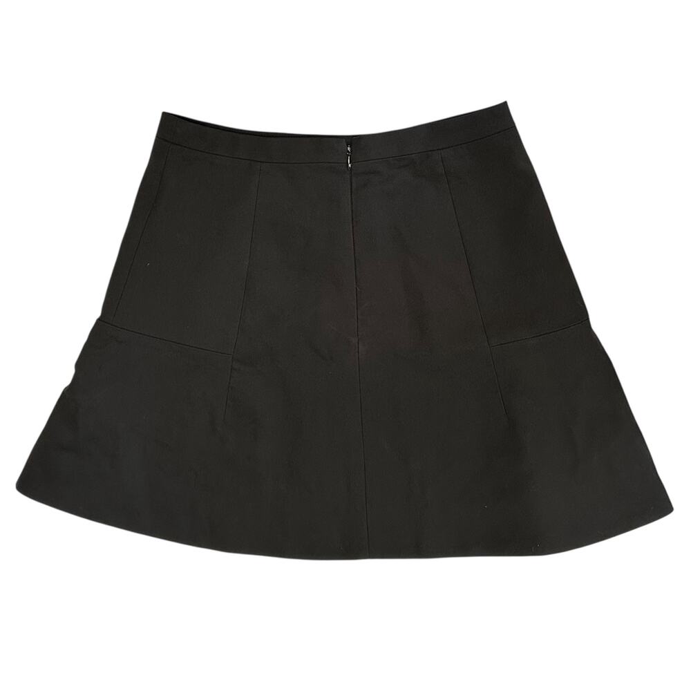 J. Crew Fluted Skirt in Double Crepe Black 03394 Size 2 - Picture 5 of 7